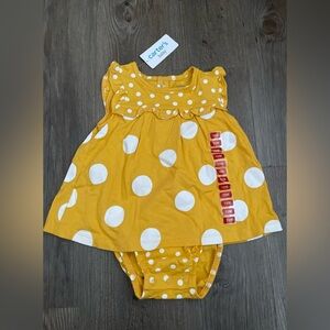 Carter’s Polkadot Romper Yellow 18M